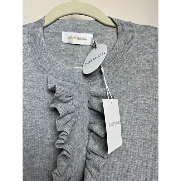 Zimmermann Mischief Ruffle Jumper Sweater NWT Sz. 0 (US 2-4) - Picture 5 of 10